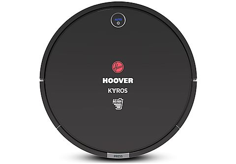 Robot aspirador - Hoover Kyros RBT001, Navegación inteligente, 4 programas, 90 min autonomía