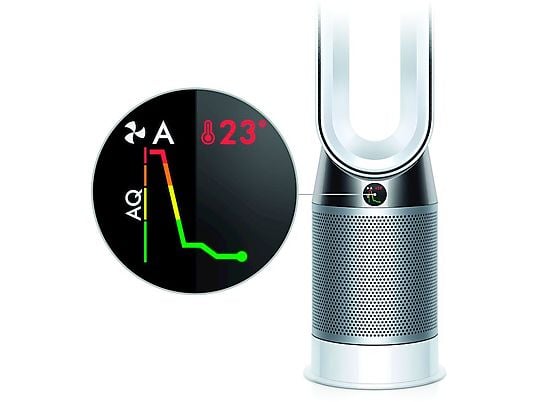 DYSON Pure Hot+Cool Wit/Zilver 