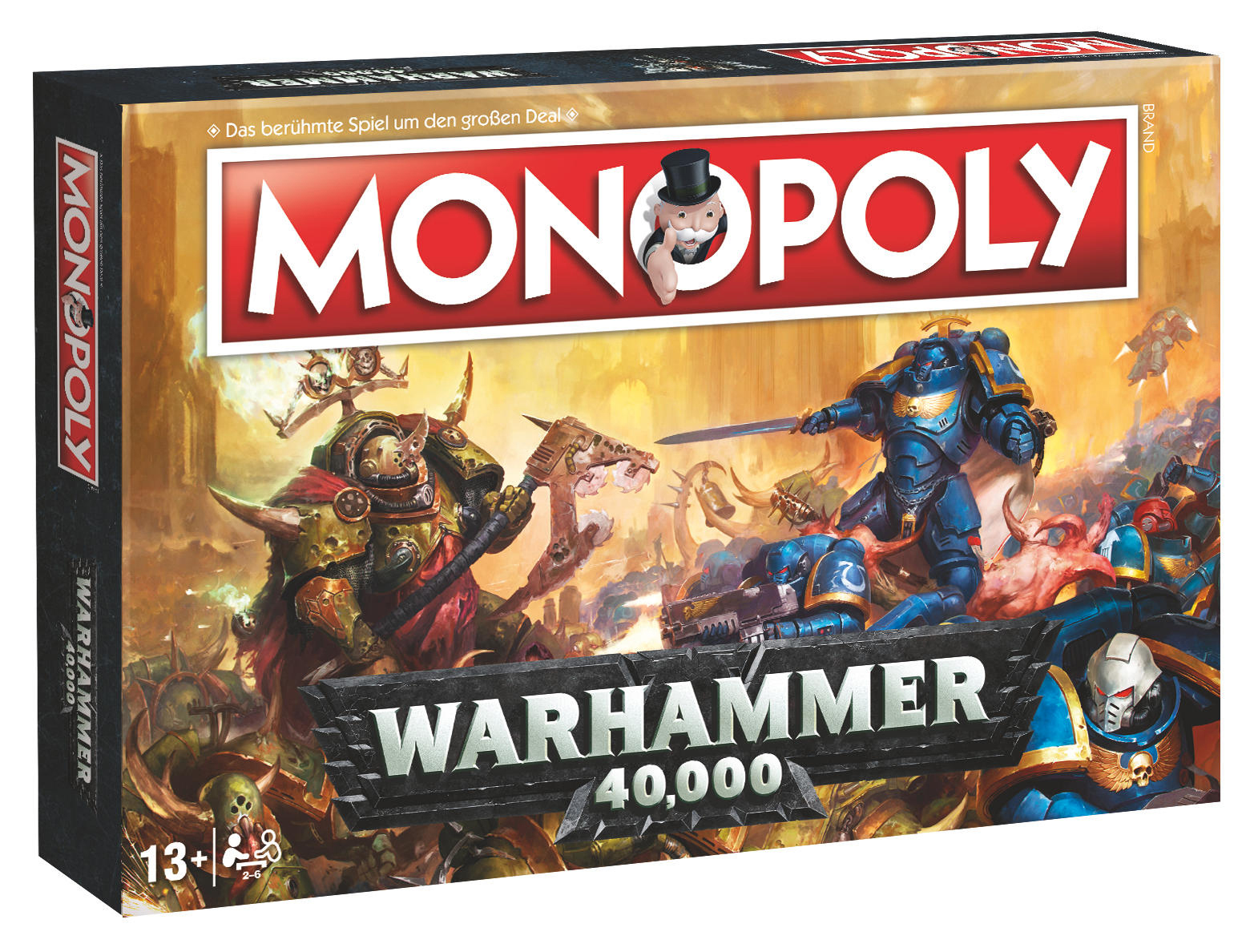 WINNING MOVES Monopoly - Warhammer 40k Brettspiel Mehrfarbig