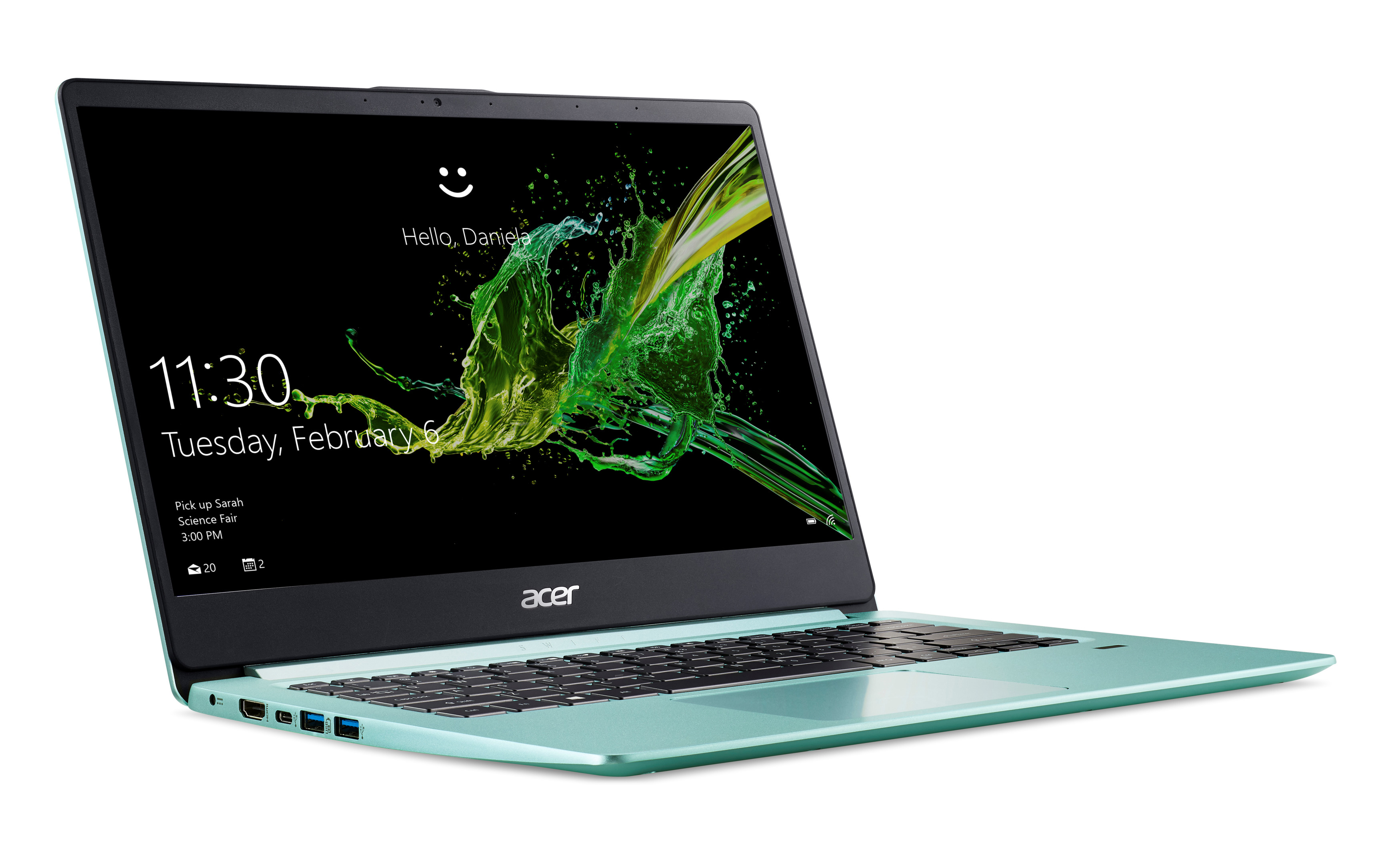 ACER Swift 1 (SF114-32-P8VP) - 14 Zoll - Intel® Pentium® Silver N5000 - 4 GB - 64 GB - Intel® UHD 605 - Windows 10 Home S-Modus (64 Bit)