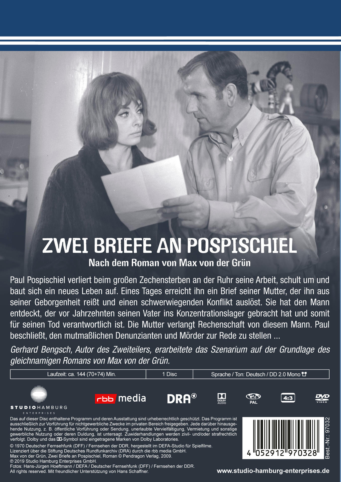 DVD-Cover mit zwei Personen, die sich ansehen.
