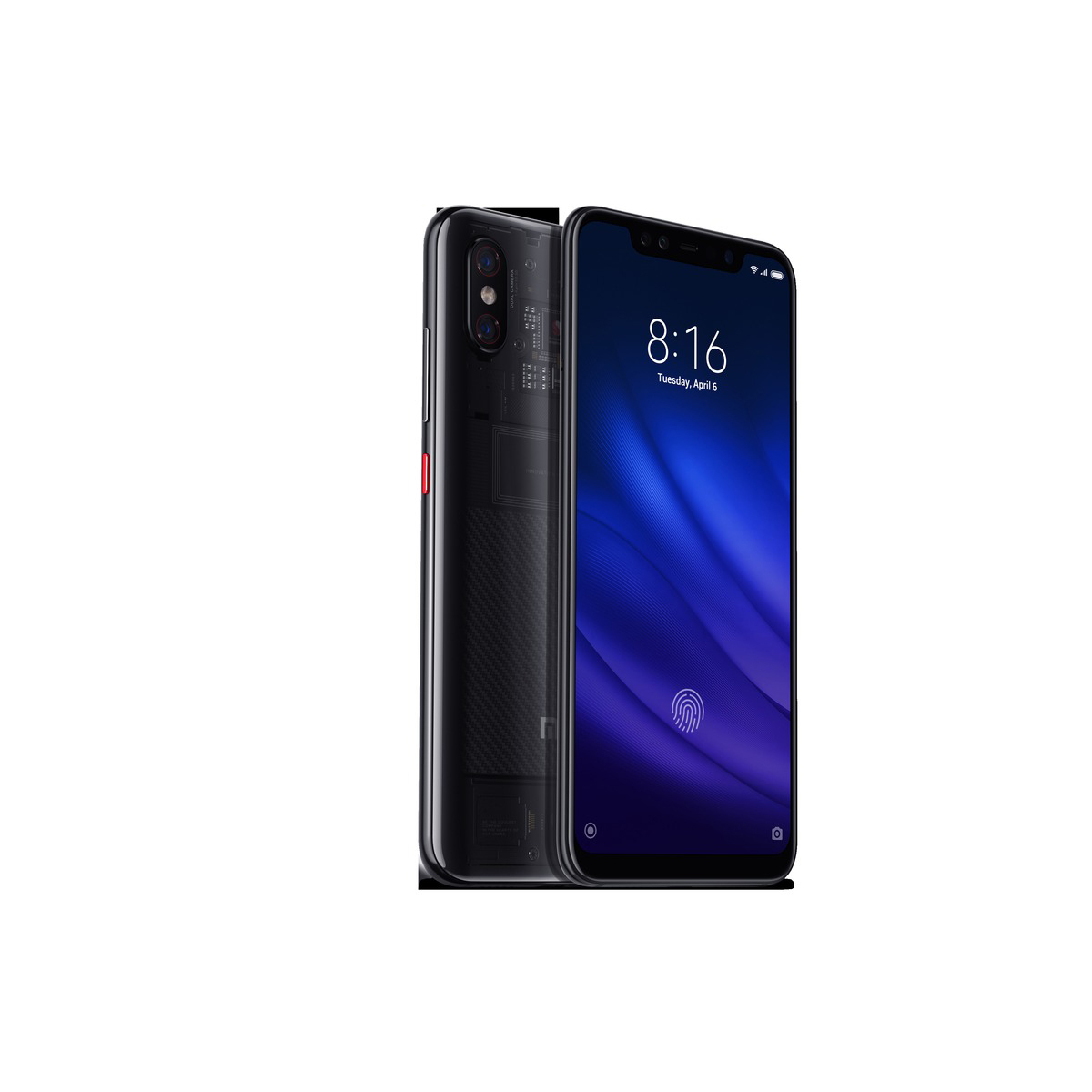 XIAOMI MI 8 Pro 128 GB Transparentes Titan Dual SIM