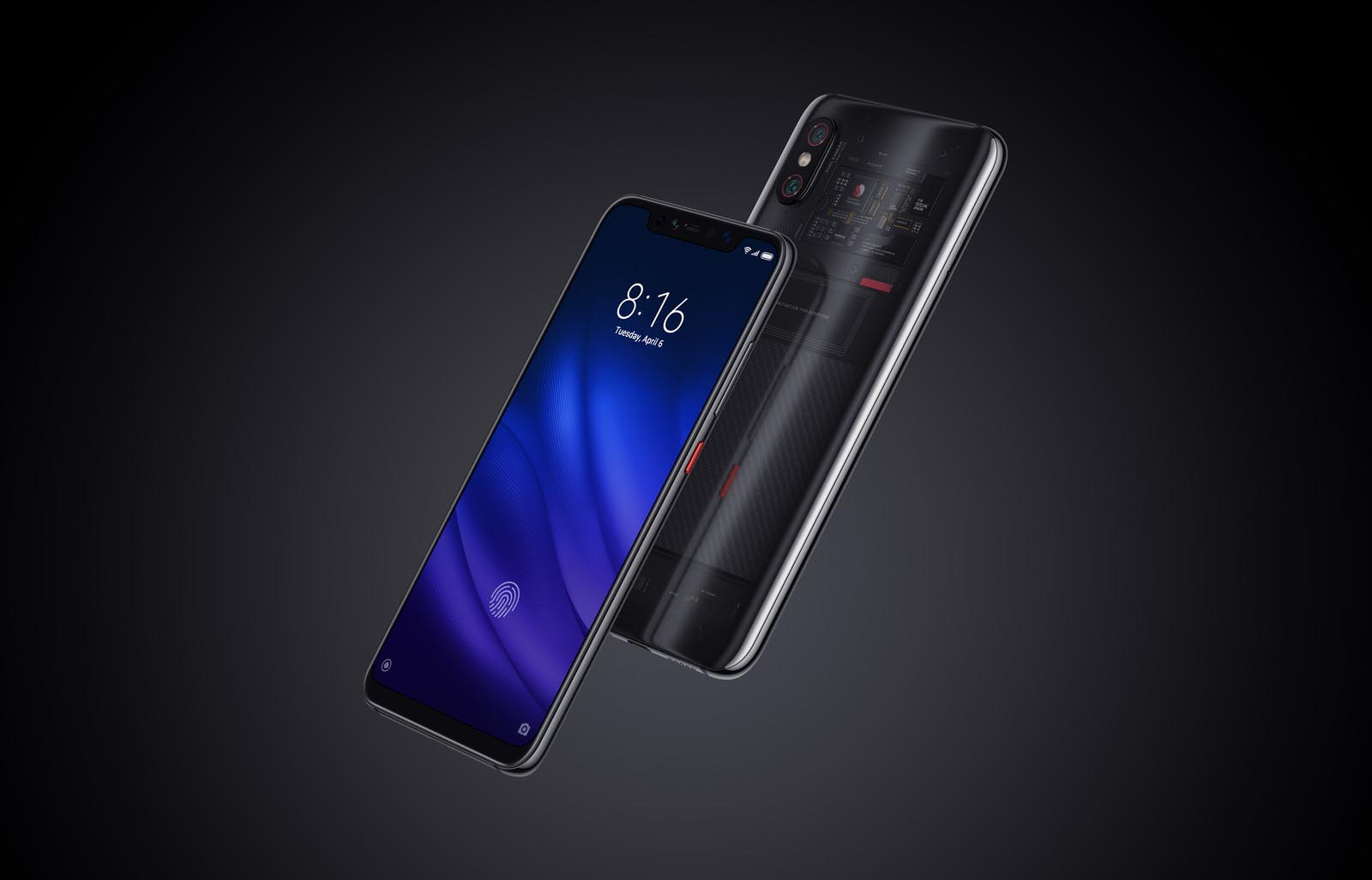 XIAOMI MI 8 Pro 128 GB Transparentes Titan Dual SIM