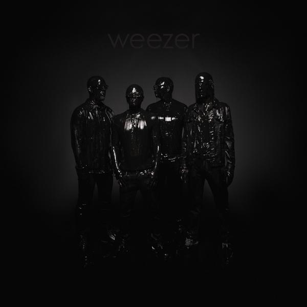 Zwart-wit albumhoes van Weezer. De band draagt zwarte outfits, donkere achtergrond.