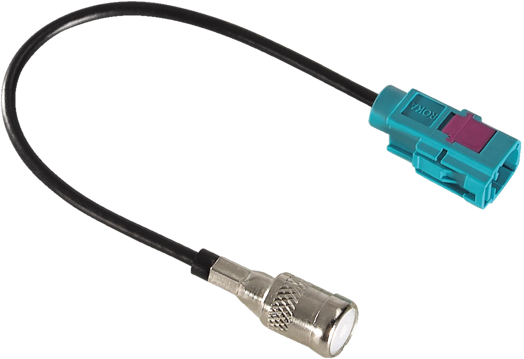 HAMA 00078952 - Antennen-Adapter (Schwarz)