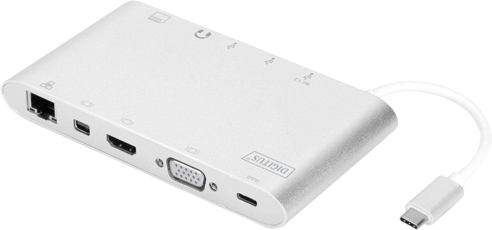 DIGITUS Univerzális dokkoló - Type-C (DA-70861)