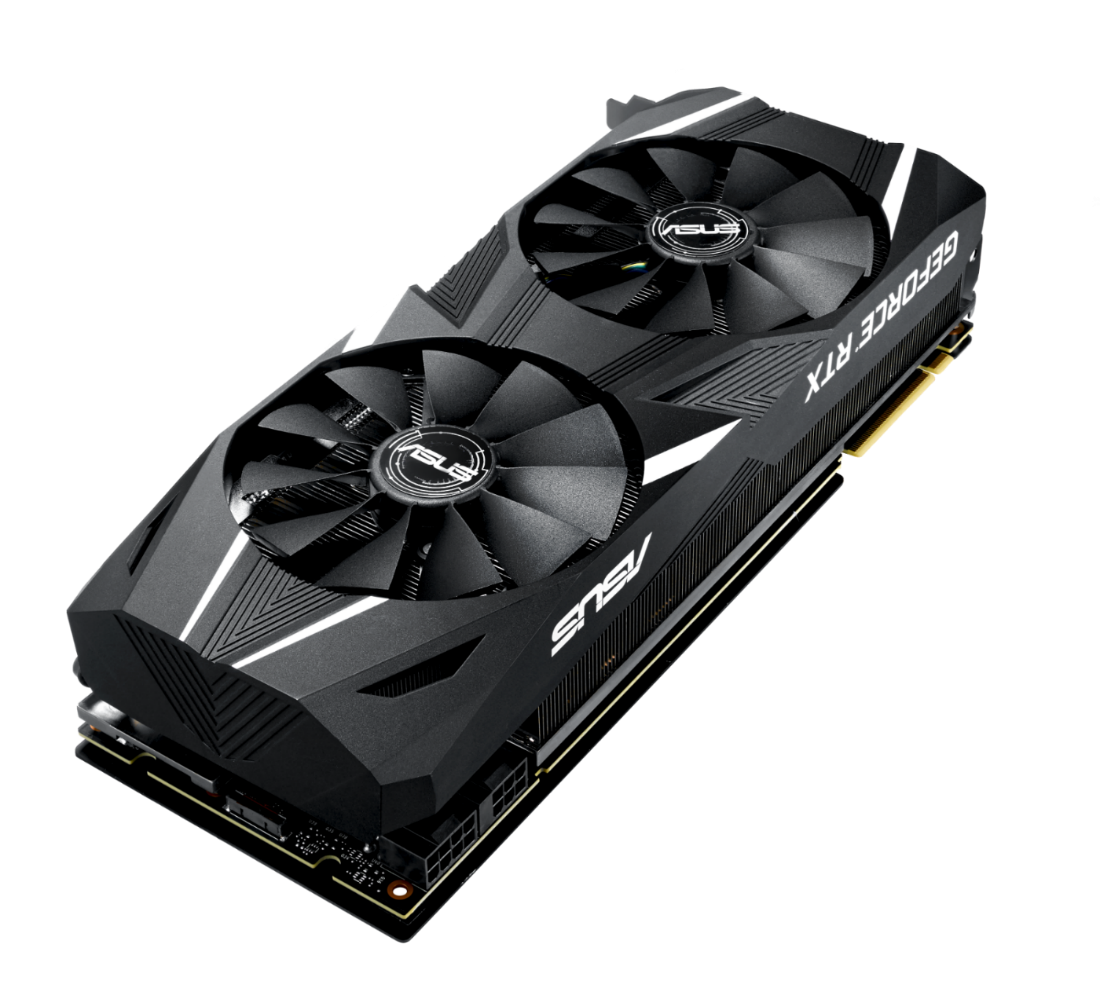 Tarjeta gráfica - ASUS GeForce RTX 2080 Dual O8G, 8 GB, GDDR6, Nvidia Turing, Doble v