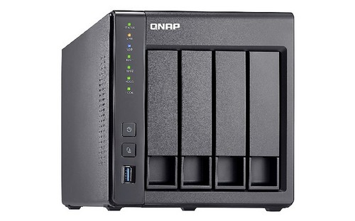 Servidor NAS - QNAP TS-431X2-2G, 4 BAY,  1.7 GHZ,  QC, RAM 2 GB, Negro