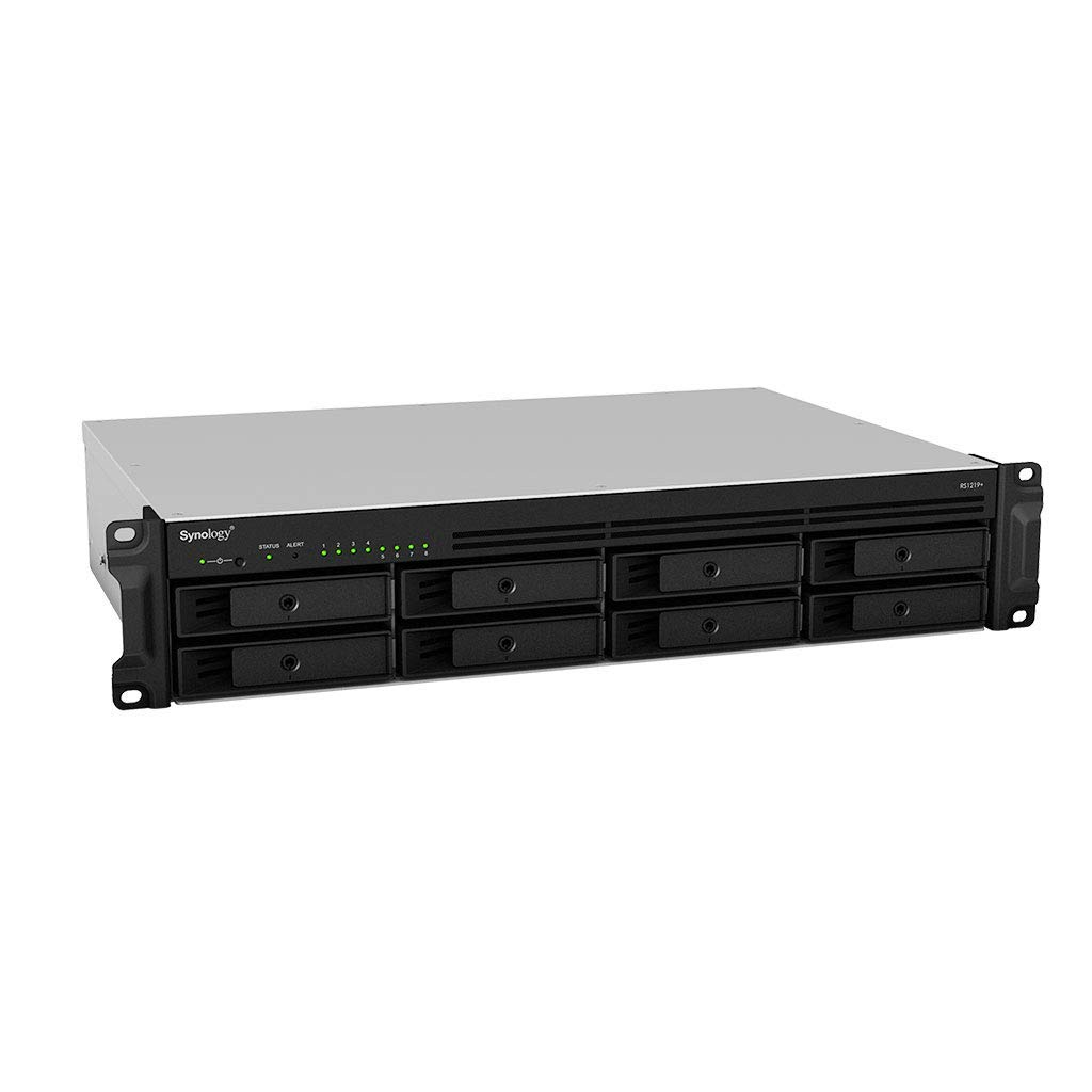 Servidor NAS - SYNOLOGY RS1219+ 2U 8 BAY, 2.4 GHZ, QC.