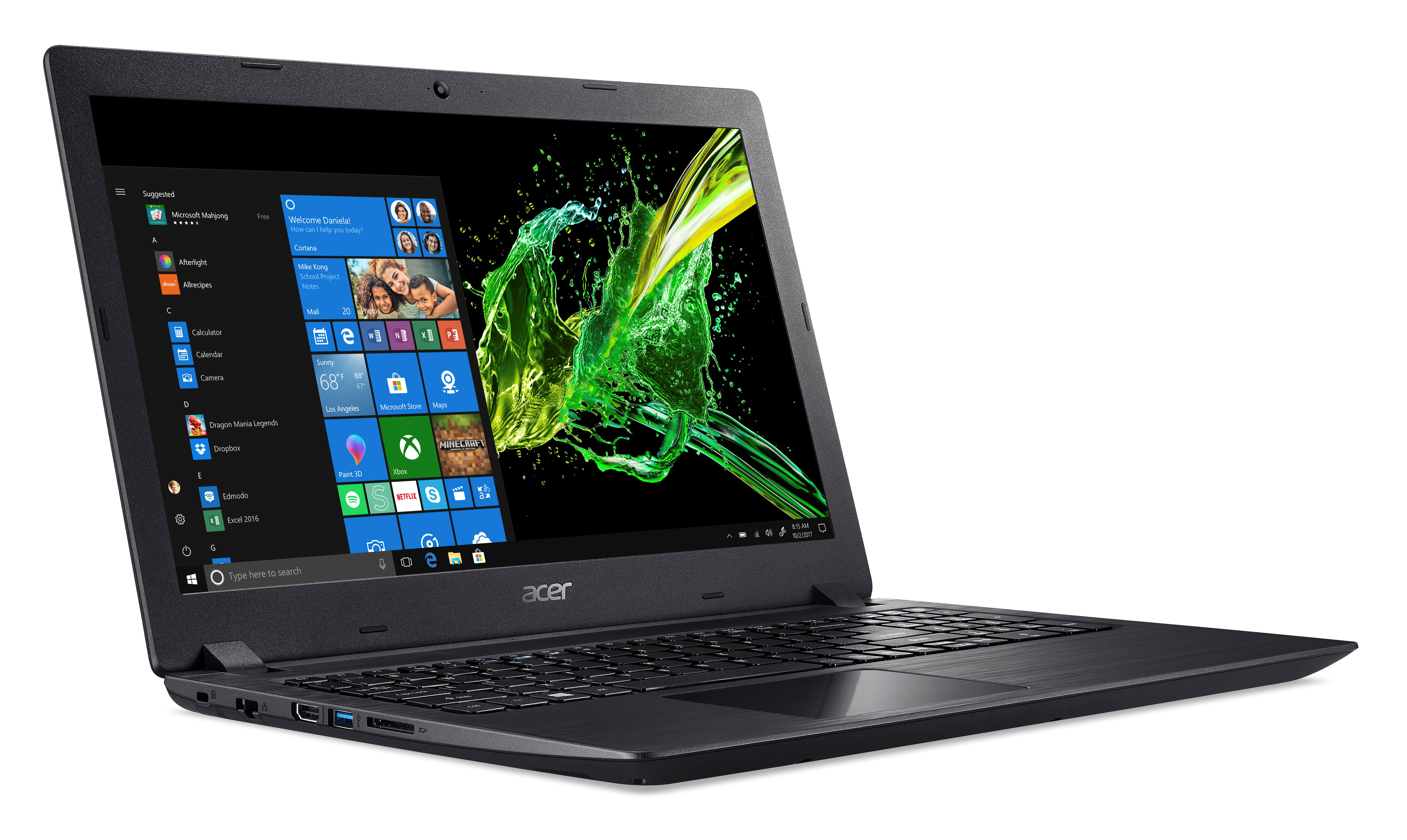 ACER Aspire 3 (A315-21-215Q) - 15,6 Zoll - AMD E-Series E2-9000e - 4 GB - 128 GB - Windows 10 Home (64 Bit)