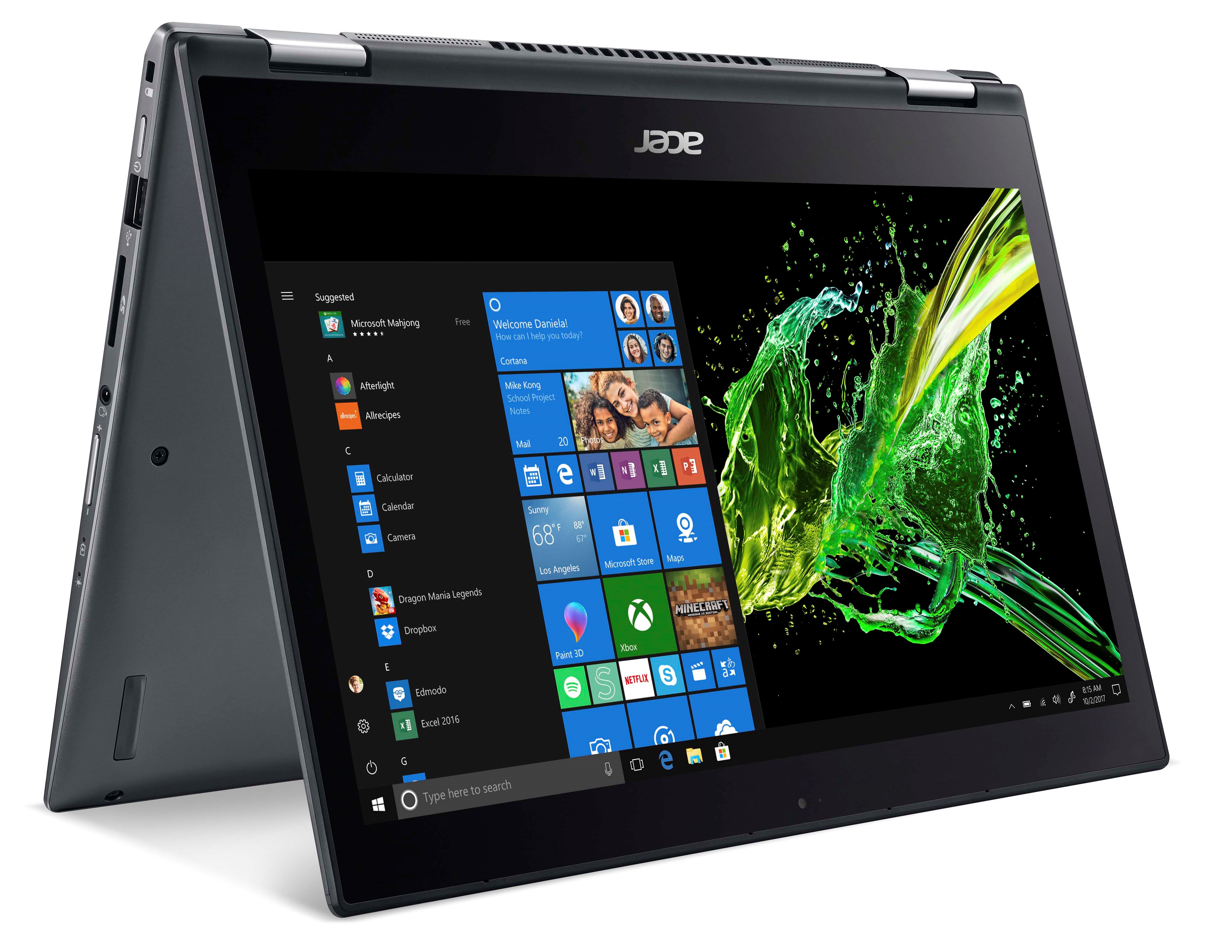ACER Spin 5 + Active Pen (SP513-53N-550T) - 13,3 Zoll - Intel® Core™ i5 i5-8265U - 8 GB - 256 GB - Intel® UHD 620 - Windows 10 Home (64 Bit)
