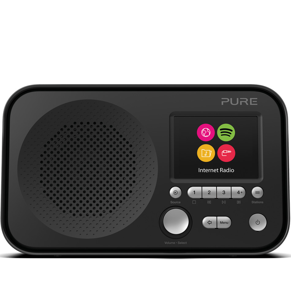 PURE Elan IR3 Internet Radio, Internet Radio, Schwarz
