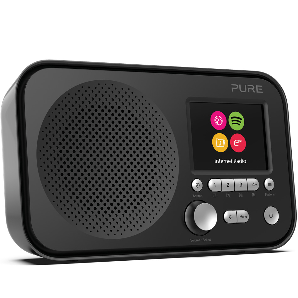 PURE Elan IR3 Internet Radio, Internet Radio, Schwarz