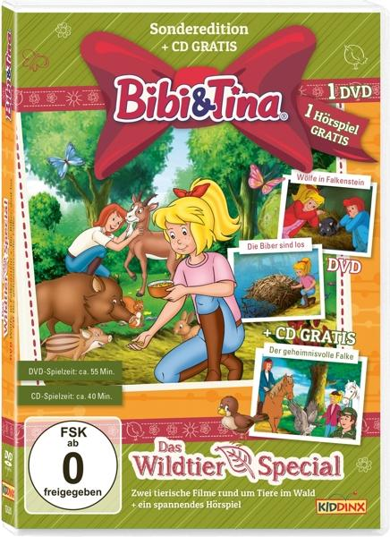 Bibi+tina - Das Wildtier-Special  - (CD + DVD Video)