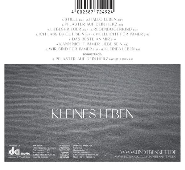 Lindt Bennett - Kleines Leben  - (CD)