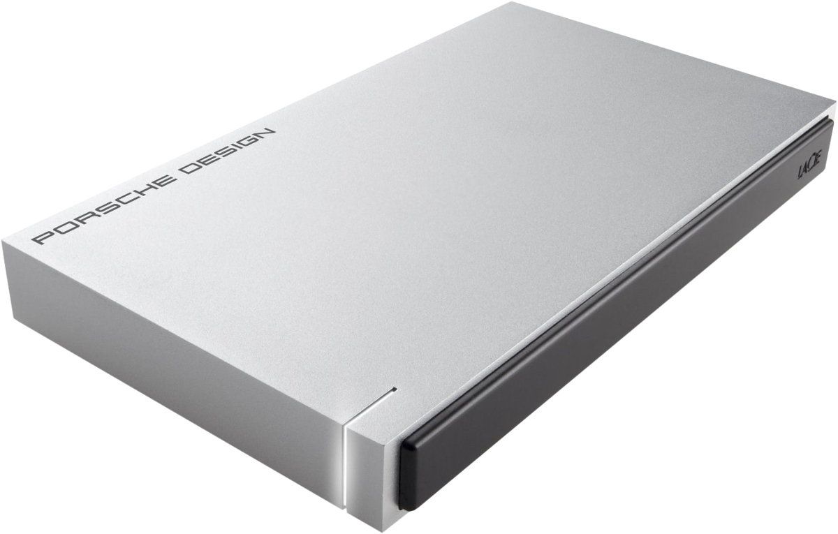 LACIE Porsche Design Mobile Drive - Festplatte (HDD, 2 TB, Silber)