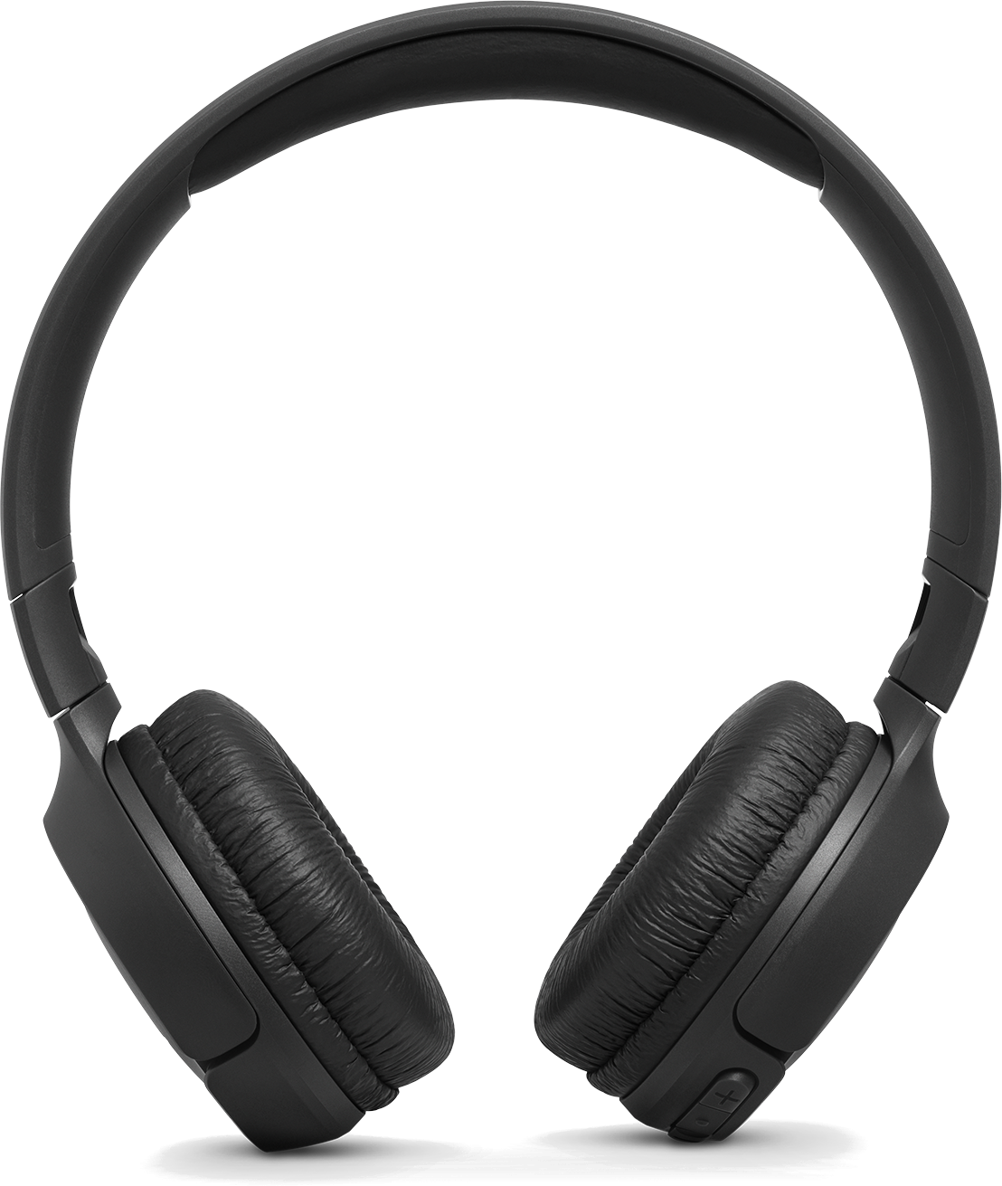 Casque noir sur fond noir. Le casque est de type circum-auriculaire.