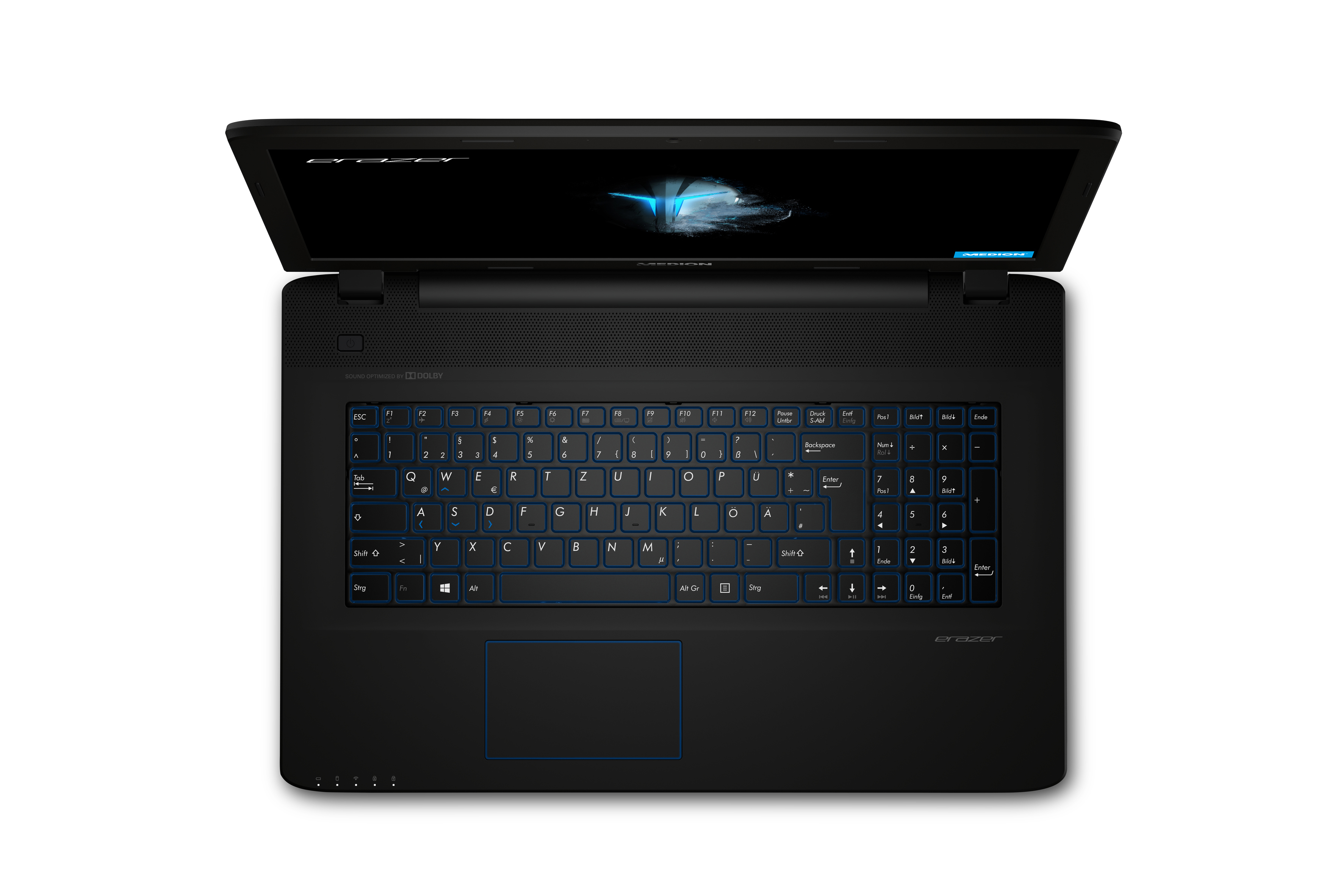 MEDION ERAZER® P7651 (MD61103) - 17,3 Zoll - Intel® Core™ i5 i5-8250U - 8 GB - 1 TB - NVIDIA GeForce® GTX 1050 - Kein Betriebssystem