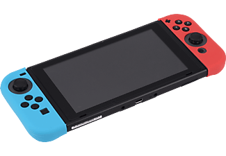 ISY IC-5005, Nintendo Switch Tasche, Neonrot/Neonblau