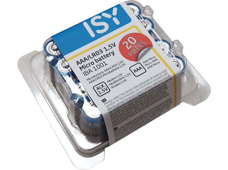 ISY IBA-1001 AAA elem - 1,5 V, 20 db