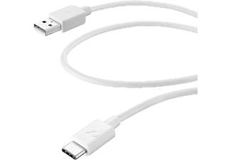 CELLULARLINE USBDATACUSBCTABW - USB-C Datenkabel (Weiss)