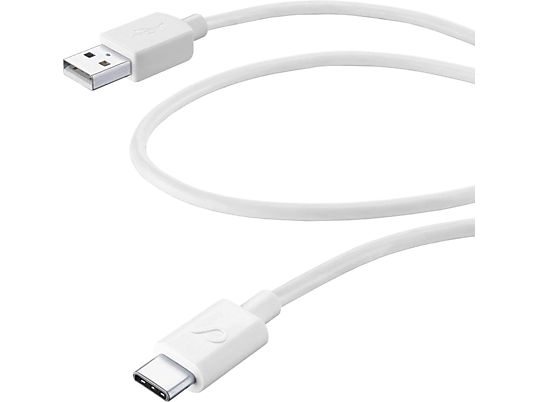 CELLULAR LINE USBDATACUSBCTABW - Câble de données USB-C (Blanc)