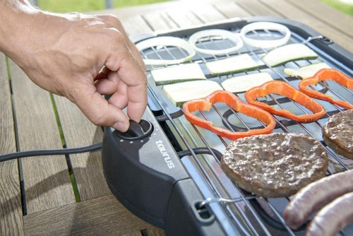Barbacoa eléctrica - Taurus 968.444 Maxim's Plus, 2000W., Uso interior y exterior