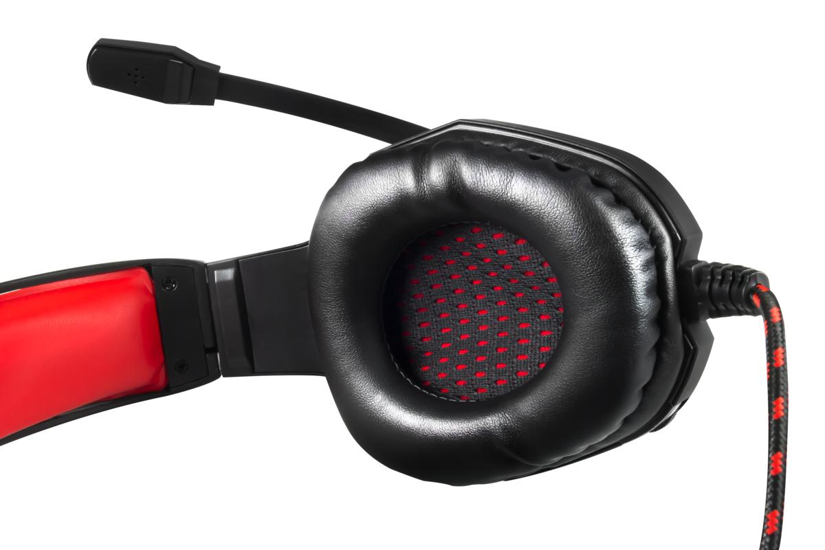 Auriculares gaming - Mars Gaming Mh2/Negro-Rojo