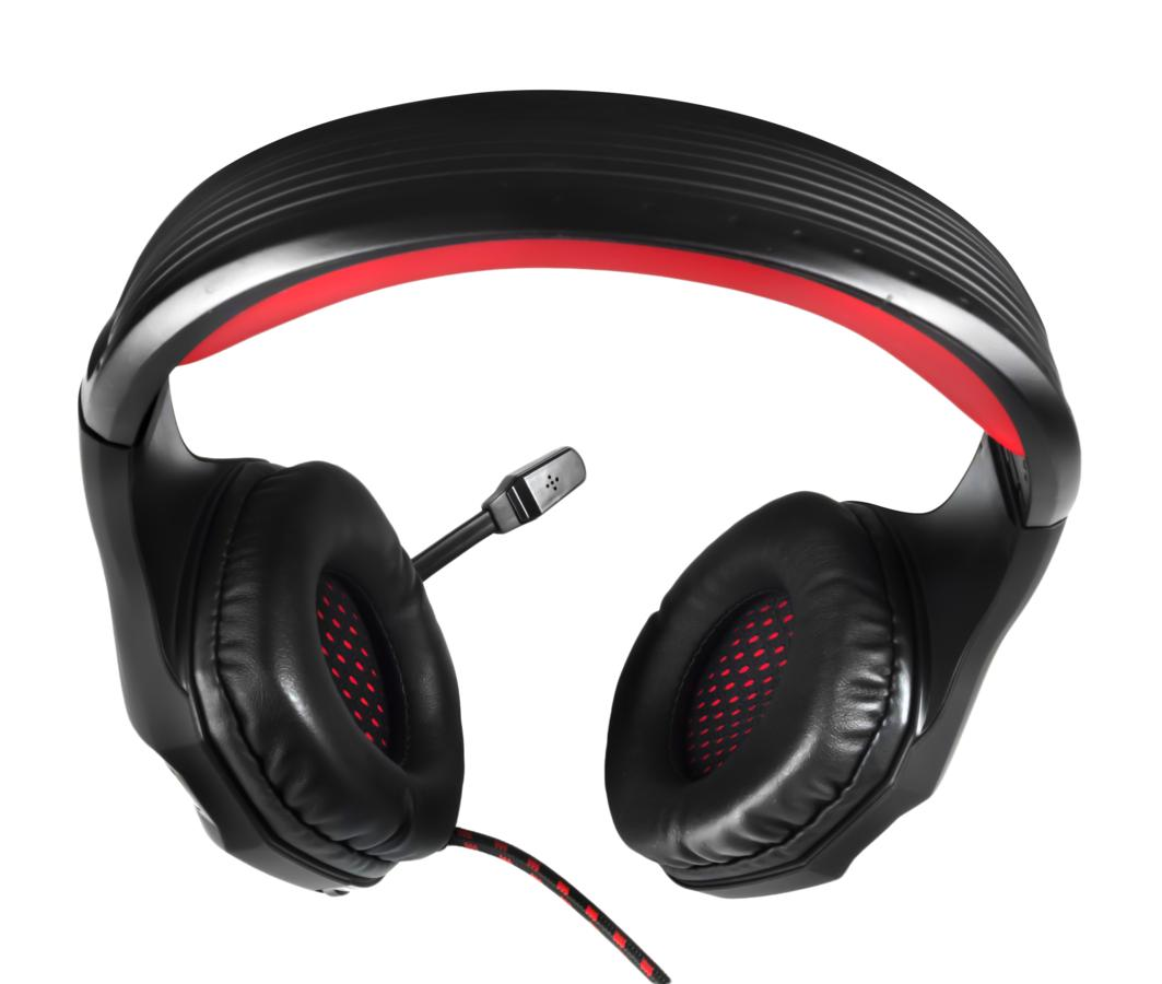 Auriculares gaming - Mars Gaming Mh2/Negro-Rojo