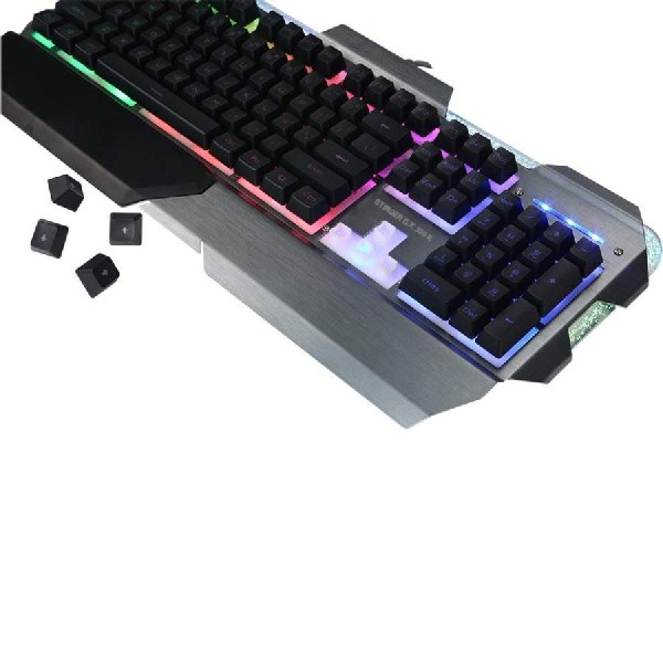 Teclado gaming - Woxter Stinger Gx 300 K, Membrana, Retroiluminado