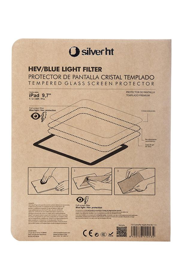 Protector Pantalla  - Silver Ht 1213 Protector iPad9.7 Negrollight