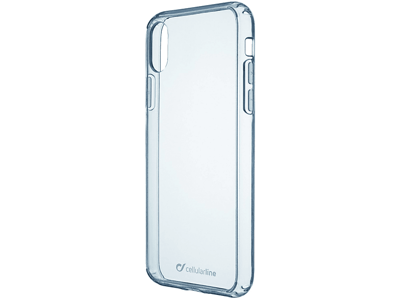 CELLULARLINE Cover Clear Duo iPhone X Transparant (CLEARDUOIPH8T)