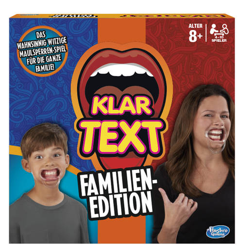 HASBRO GAMING Klartext Familien-Edition Gesellschaftsspiel Mehrfarbig