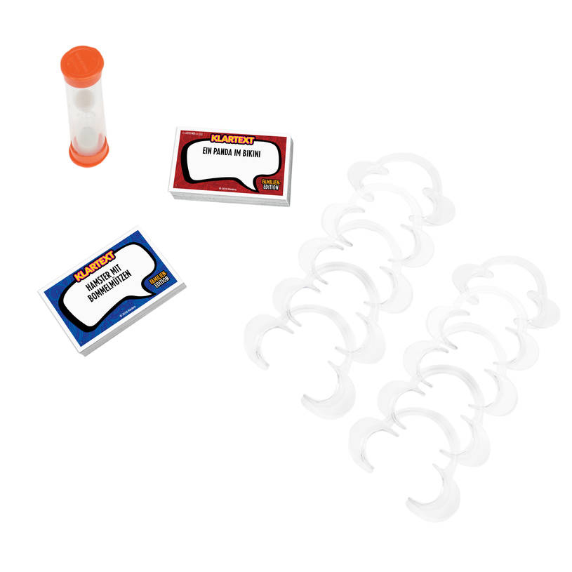 HASBRO GAMING Klartext Familien-Edition Gesellschaftsspiel Mehrfarbig