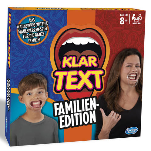 HASBRO GAMING Klartext Familien-Edition Gesellschaftsspiel Mehrfarbig