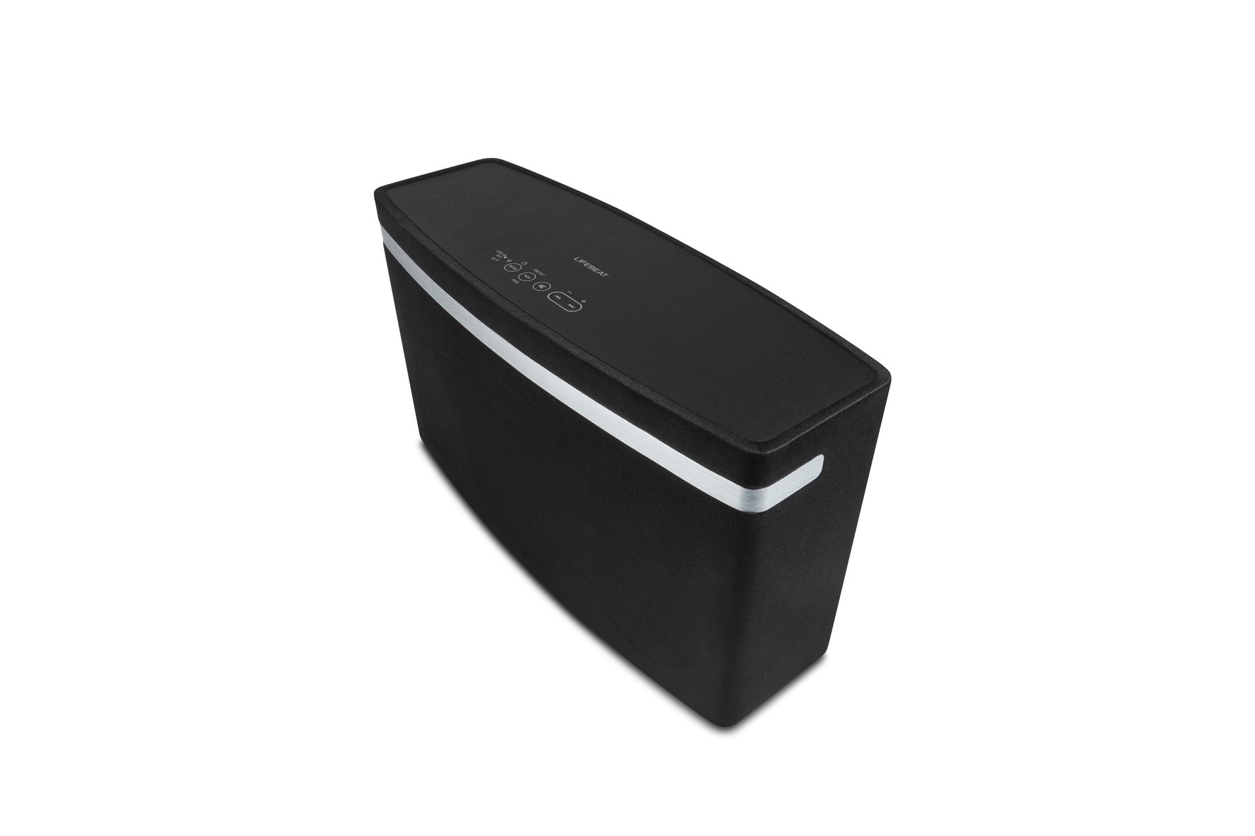 MEDION Lifebeat P61076 Lautsprecher (Aktiv, Schwarz/Silber