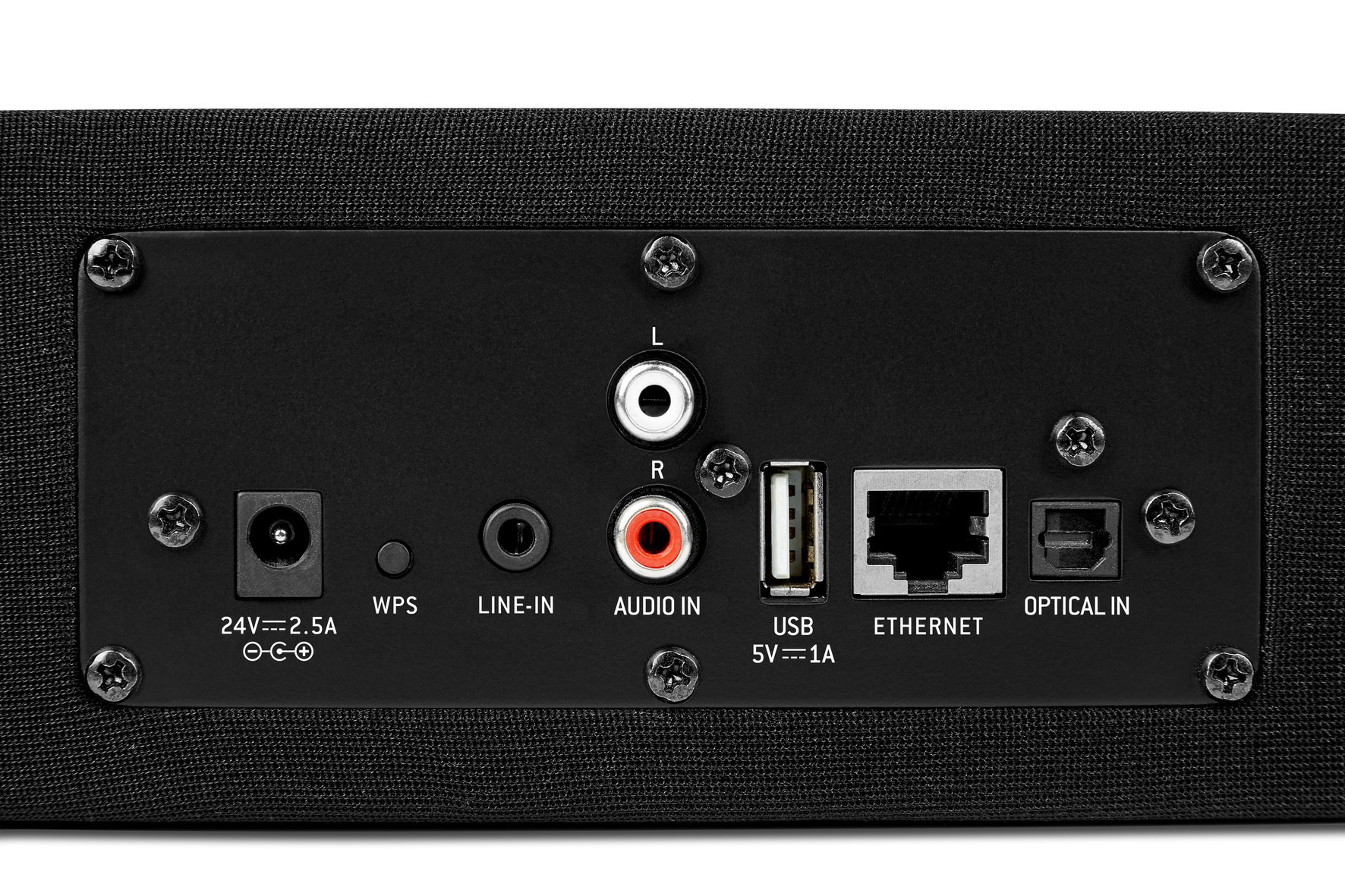 MEDION Lifebeat P61078, WLAN Soundbar, Schwarz/Silber