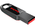 SANDISK Cruzer Spark™ - USB-Stick  (64 GB, Schwarz/Rot)