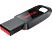 SANDISK Cruzer Spark™ - USB-Stick  (128 GB, Schwarz/Rot)