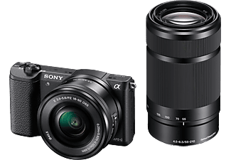 SONY Alpha 5100 + 16-50 mm + 55-210 mm - Appareil photo à objectif interchangeable Noir