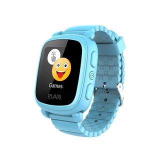 Smartwatch infantil - Elari KidPhone 2, 1.4", GPS, Bluetooth, IP54, Botón SOS, Azul