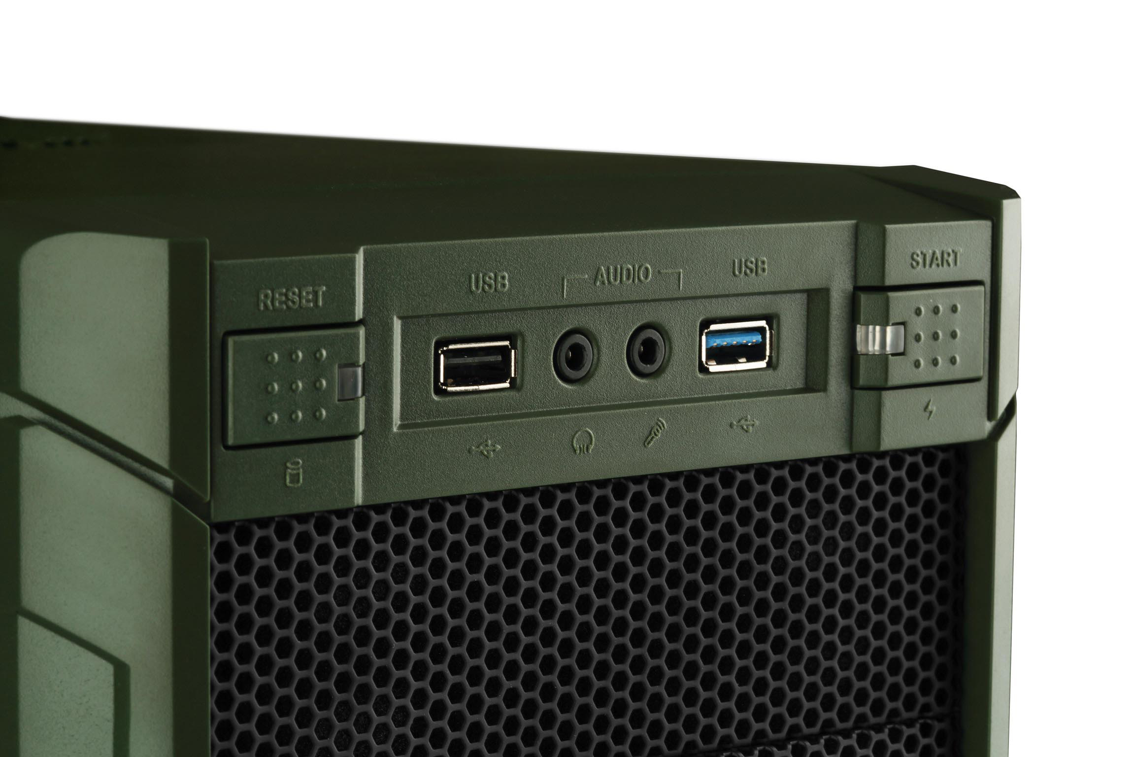 HYRICAN MILITARY GAMING 6166 - Intel® Core™ i5 i5-8400 - 8 GB - 240 GB - AMD Radeon™ RX 580 - Windows 10