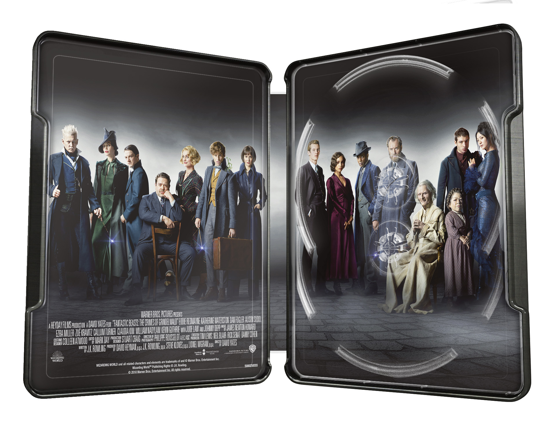 Phantastische Tierwesen 2 - Grindelwalds Verbrechen (Exklusives Steelbook) Extended Cut 4K Ultra HD Blu-ray + Blu-ray