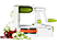 MOHA Helix - Coupe-légumes et fruits (Blanc/Vert)