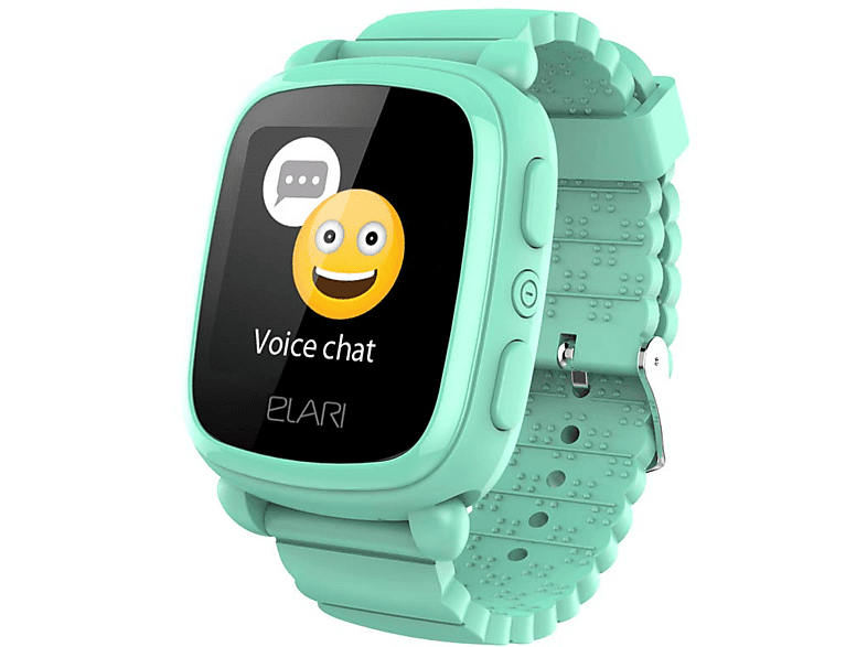 Smartwatch infantil | Elari KidPhone 2, niños, 1.4", Bluetooth, IP54, Botón SOS, Verde