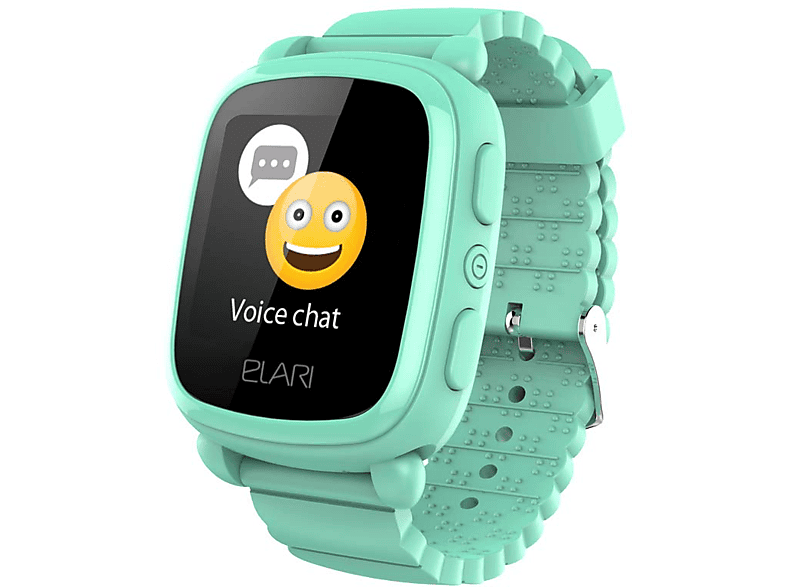 Smartwatch infantil  Elari KidPhone 2, 1.4, GPS, Bluetooth, IP54, Botón  SOS, Verde