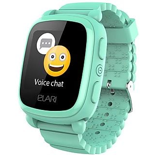 Smartwatch infantil - Elari KidPhone 2, 1.4", GPS, Bluetooth, IP54, Botón SOS, Verde