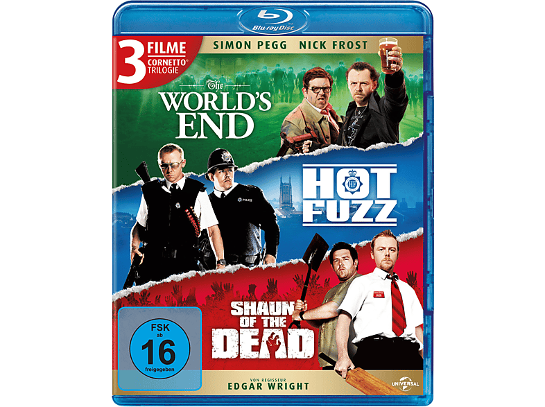Cornetto Trilogie The World S End Hot Fuzz Shaun Of The Dead Blu Ray Auf Blu Ray Online Kaufen Saturn