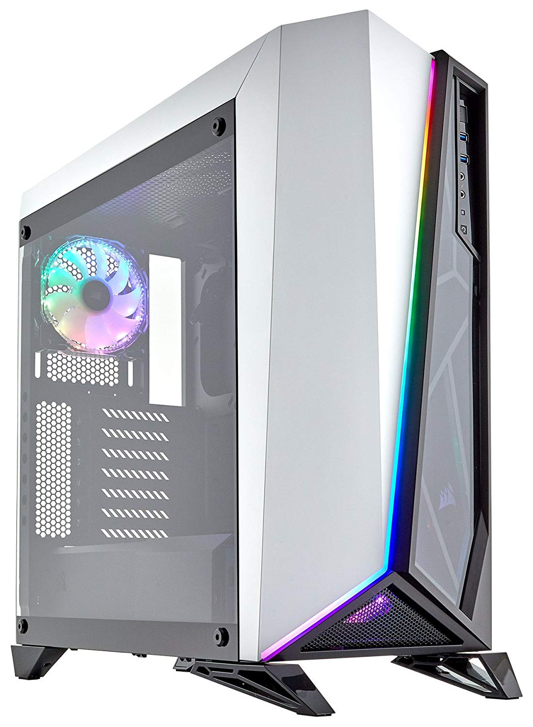 CORSAIR Carbide Series SPEC-OMEGA RGB PC-Gehäuse, Weiß