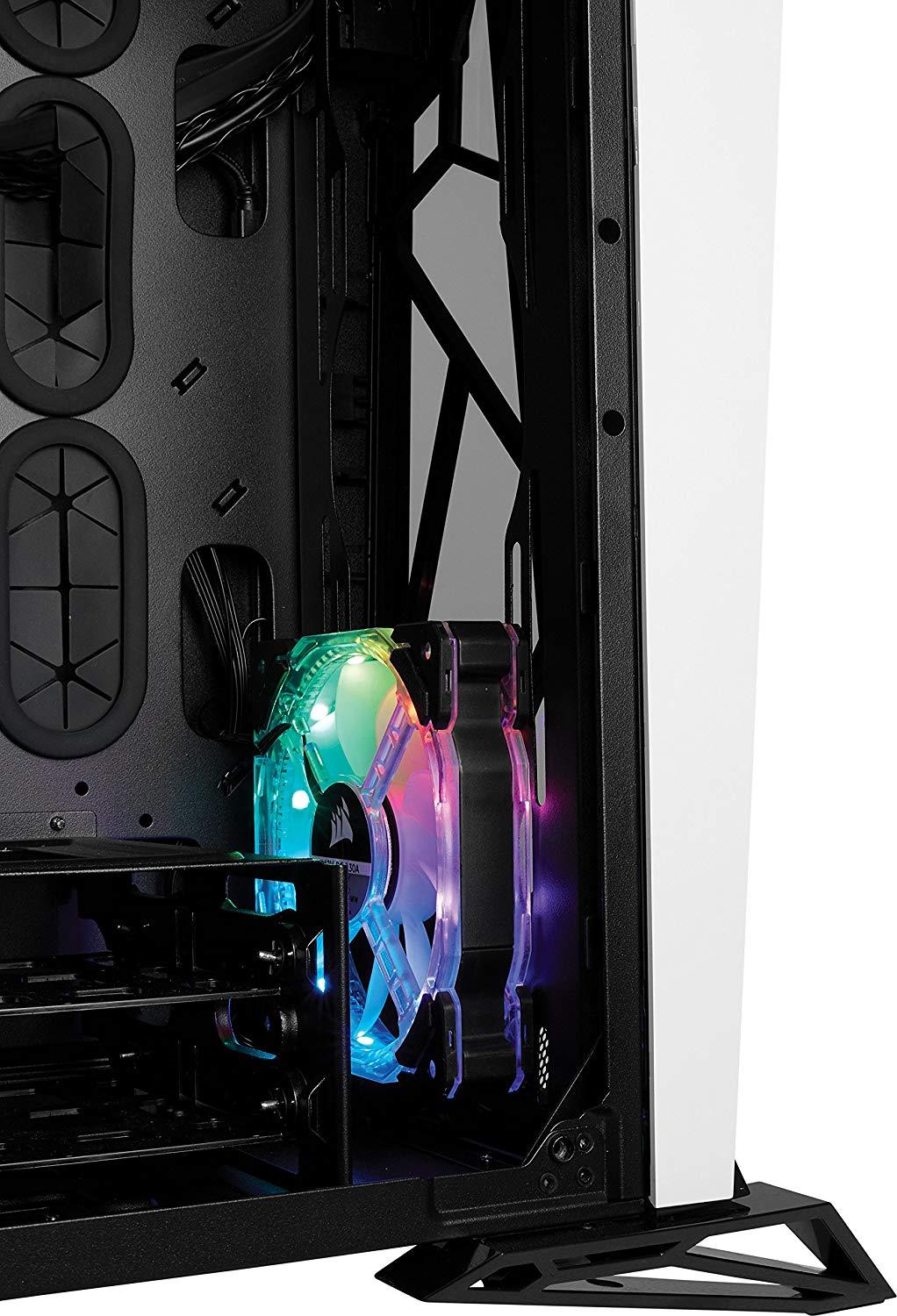 Chasis Pc - Corsair Semitorre, Carbide, Spec-Omega Rgb, Cistal Templado, Blanco